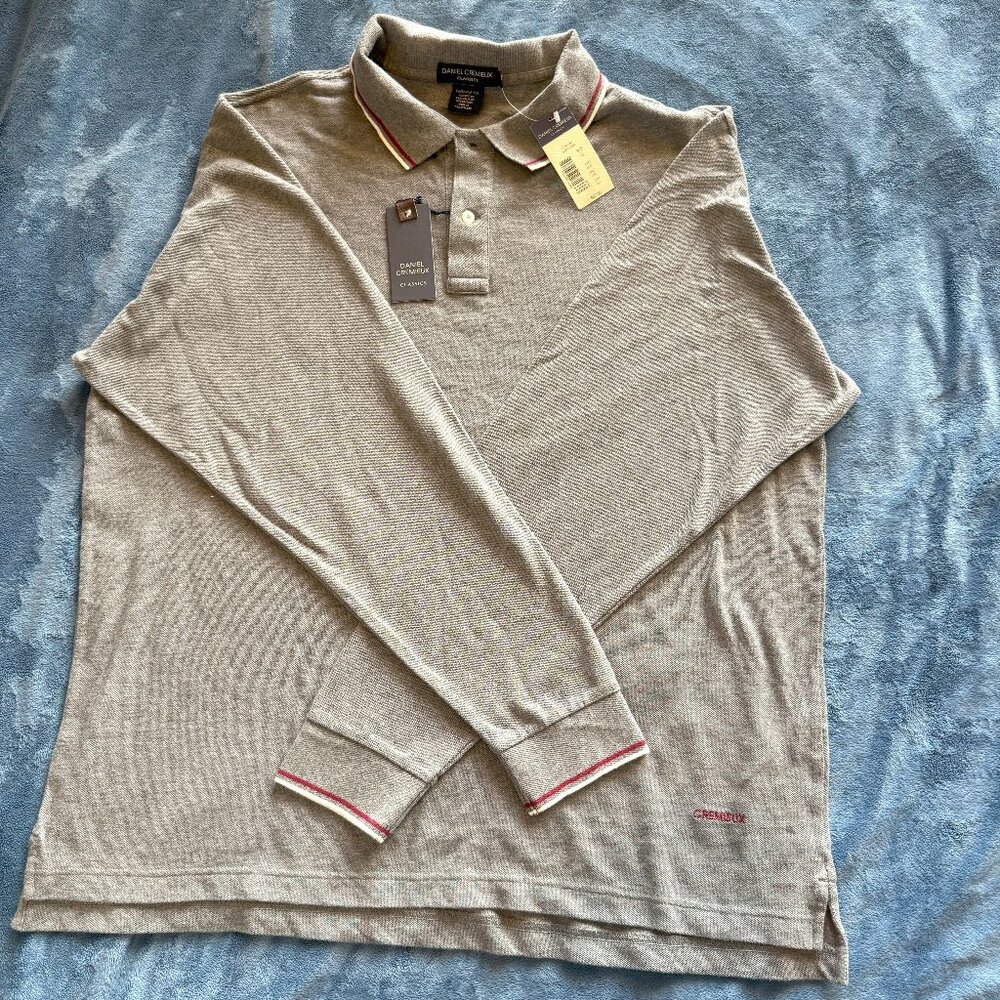 Daniel Cremieux Long Sleeved Polo New w/Tags XL